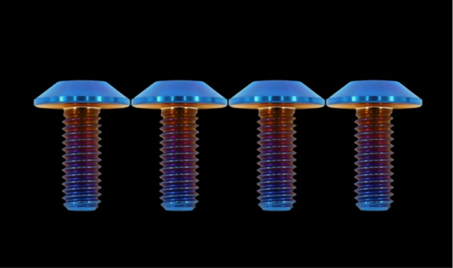 Tuttio Peg Mount Titanium Bolts (Pack of 4)