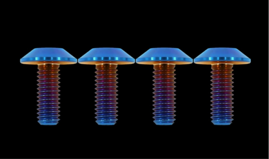 Tuttio Peg Mount Titanium Bolts (Pack of 4)