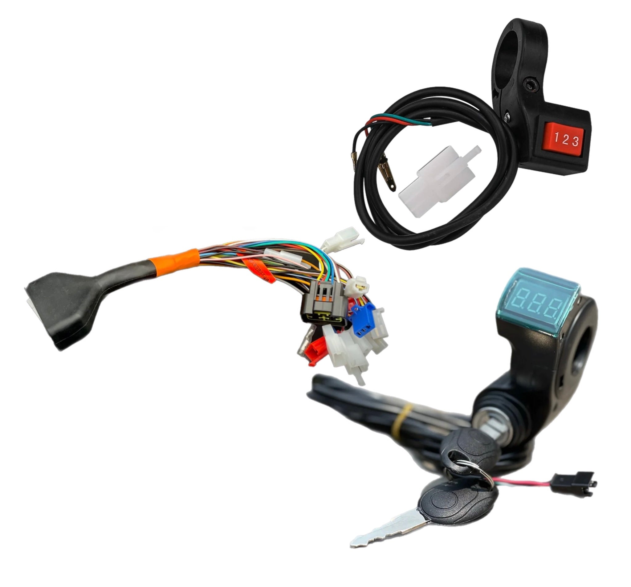 Tuttio Voltmeter, 3 Speed Switch, Surron Throttle & Harness (Plug N Play)