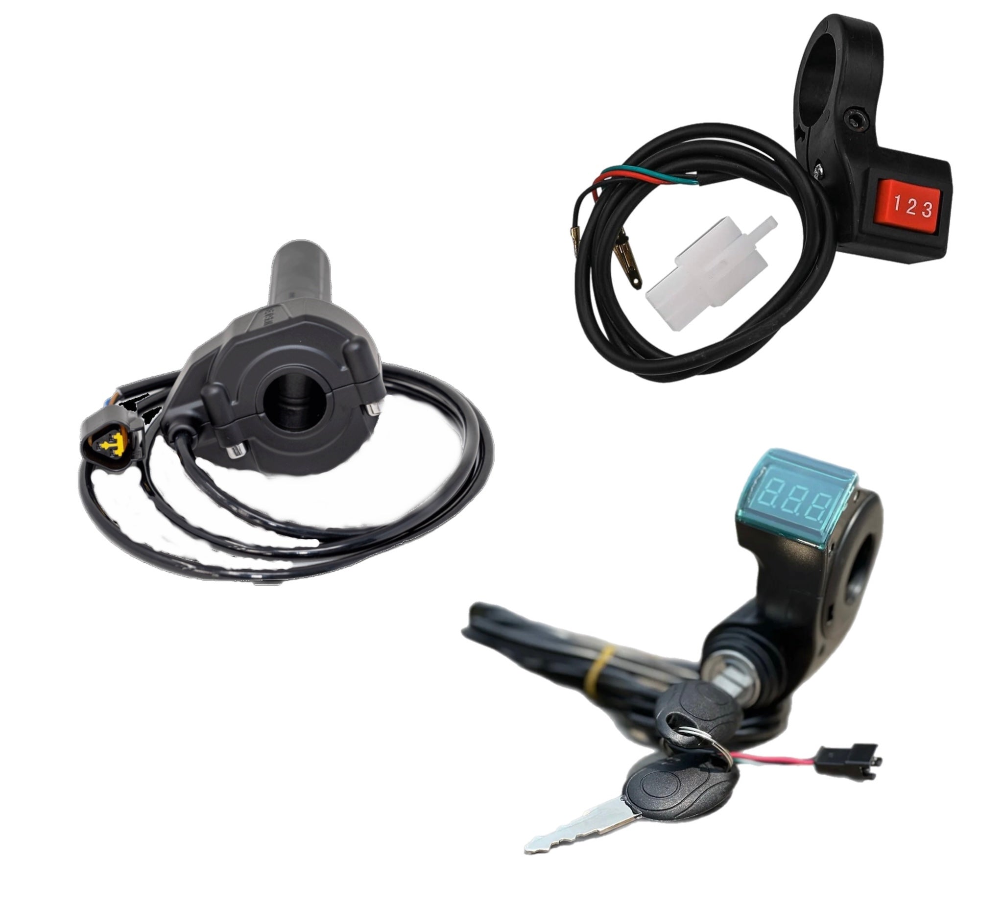 Tuttio Voltmeter, 3 Speed Switch, Surron Throttle & Harness (Plug N Play)