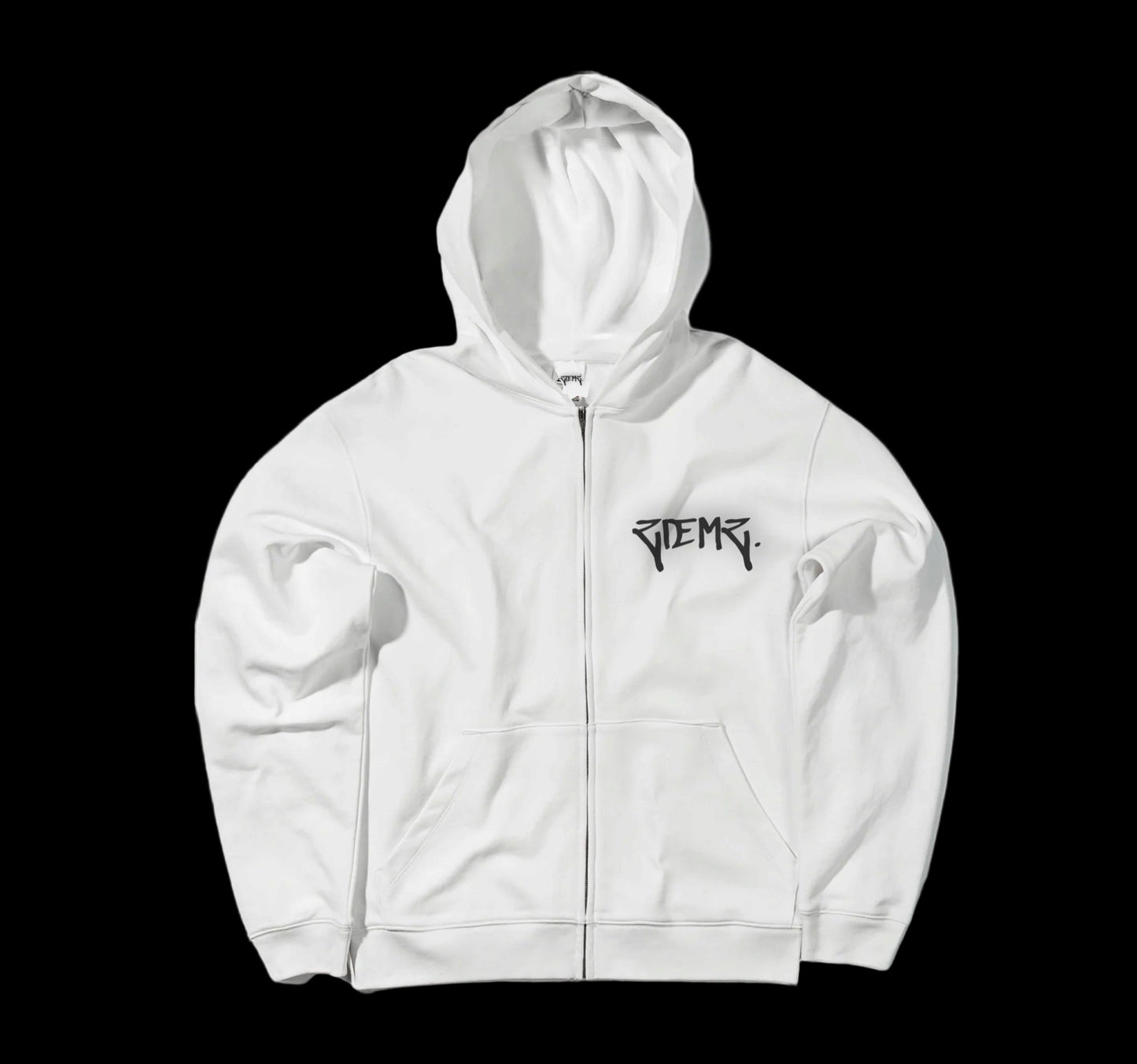 Ziemz White Zip Up