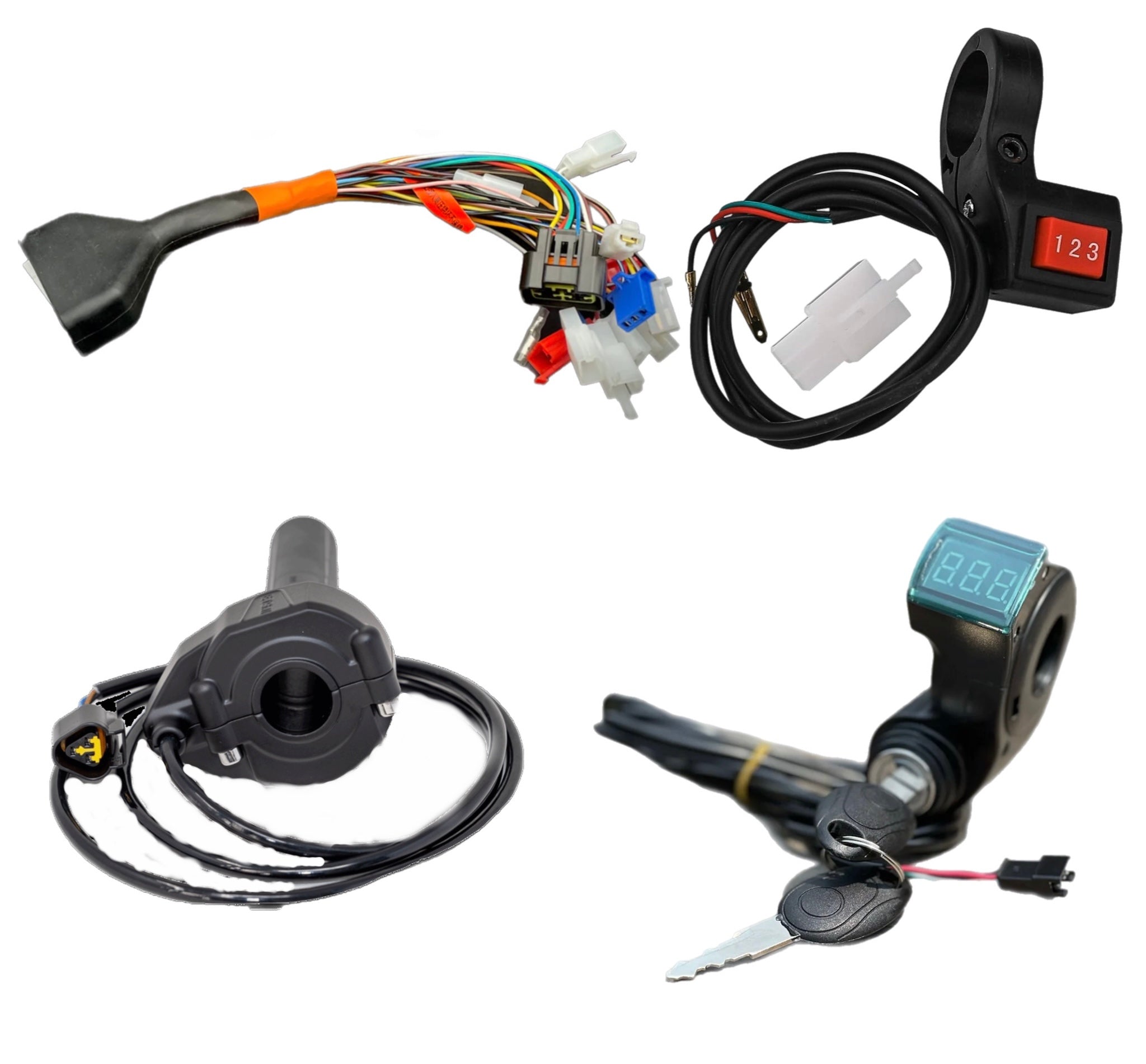 Tuttio Voltmeter, 3 Speed Switch, Surron Throttle & Harness (Plug N Play)