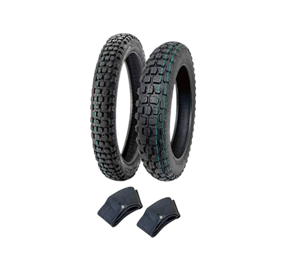 Knobby Tire Set For Tuttio (With Tubes) - Voltx