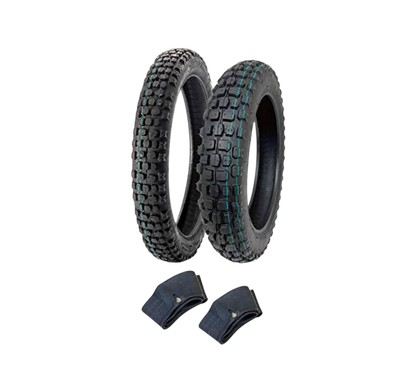 Knobby Tire Set For Tuttio (With Tubes) - Voltx
