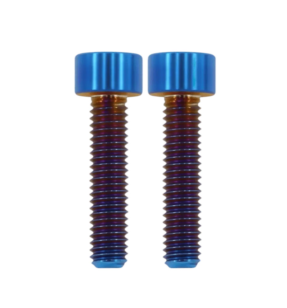 Tuttio Chain Gaurd Titanium Bolts (Pack of 2) - Voltx