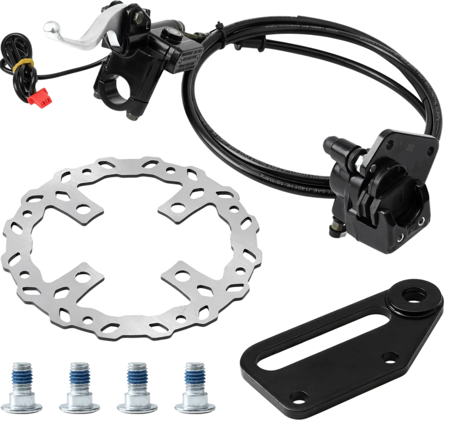 Tuttio Rear Brake Assembly (w/ Caliper and Mount) - Next Day Shipping - Voltx