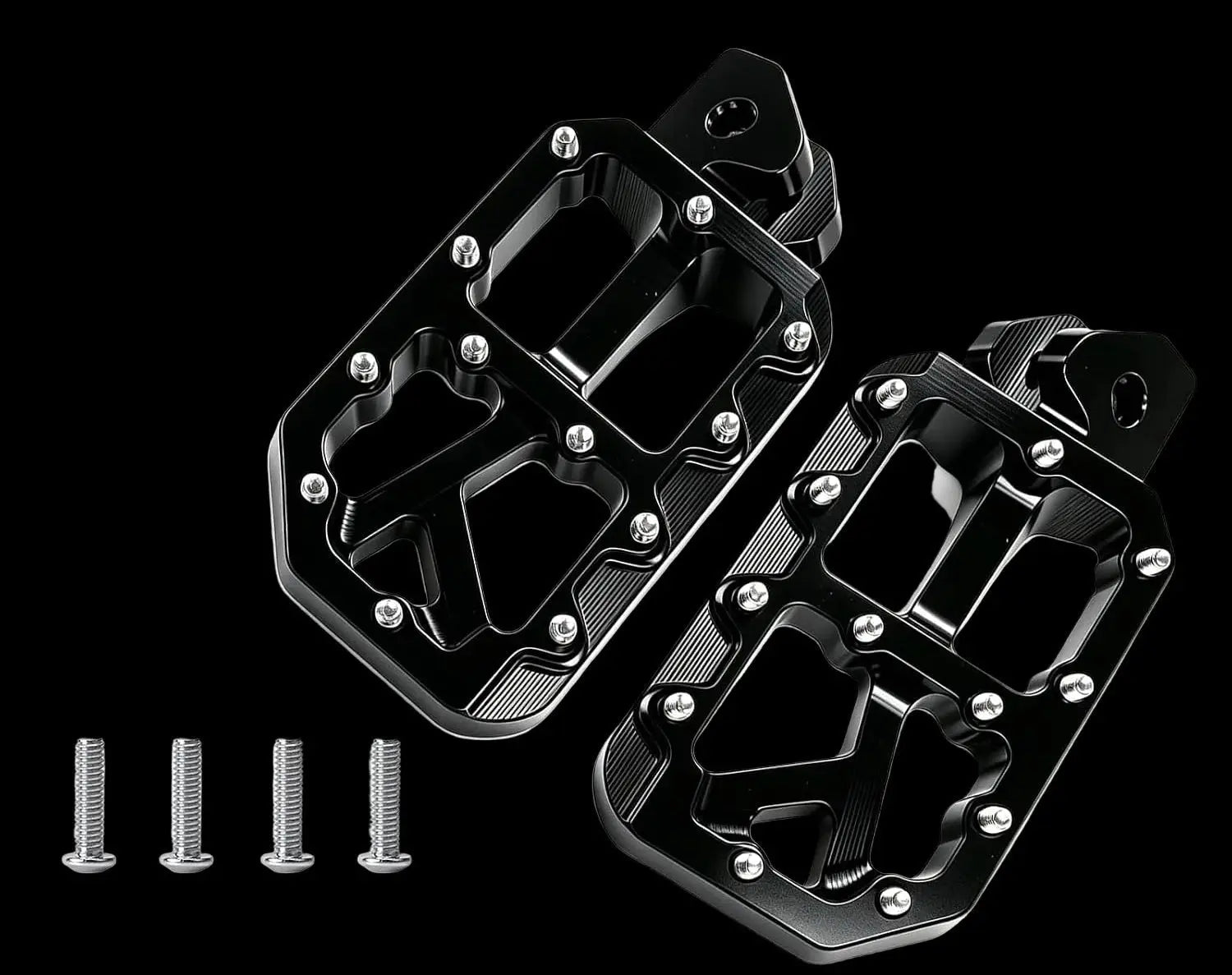 Universal Wide CNC Aluminum Foot Pegs - Voltx