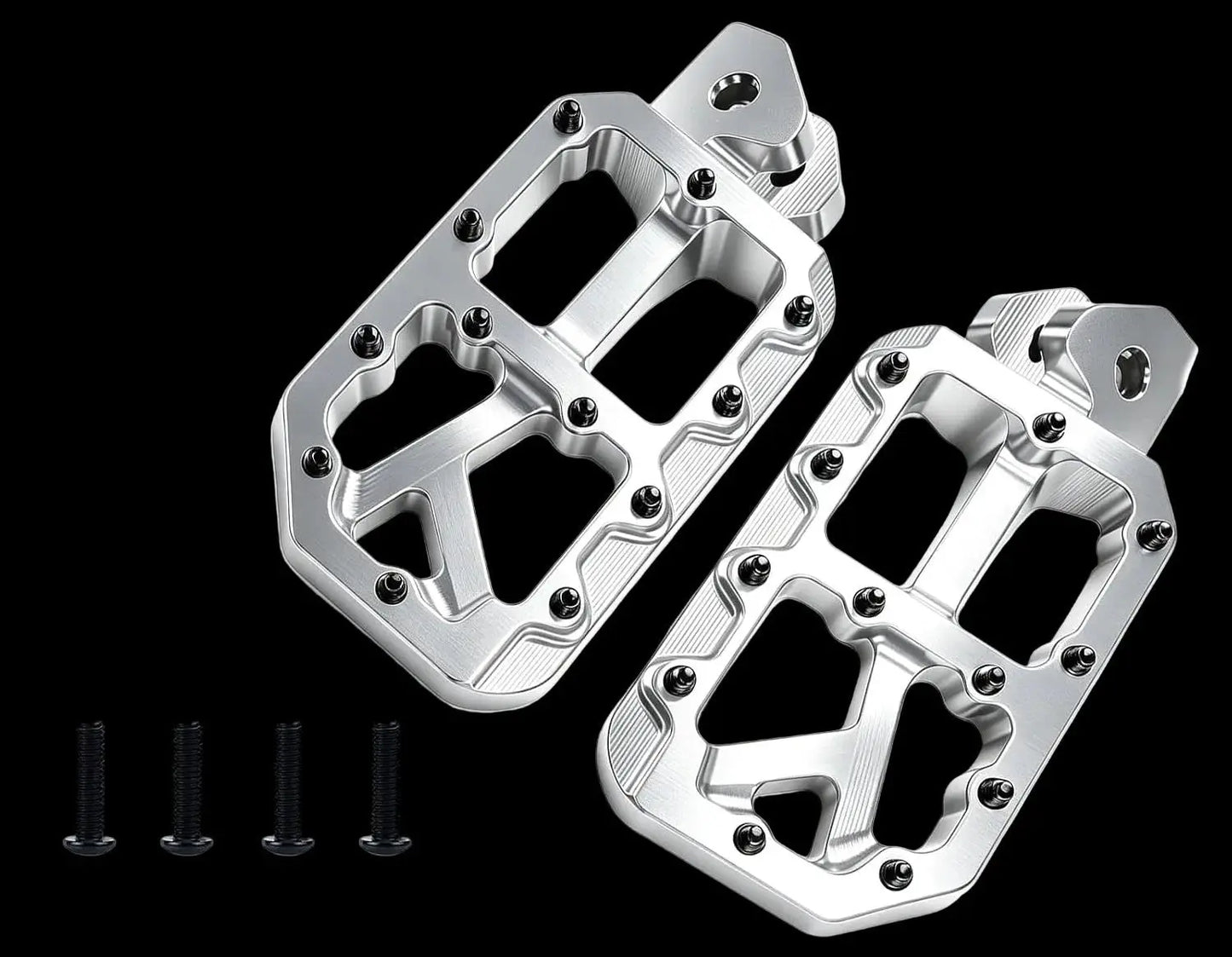 Universal Wide CNC Aluminum Foot Pegs - Voltx